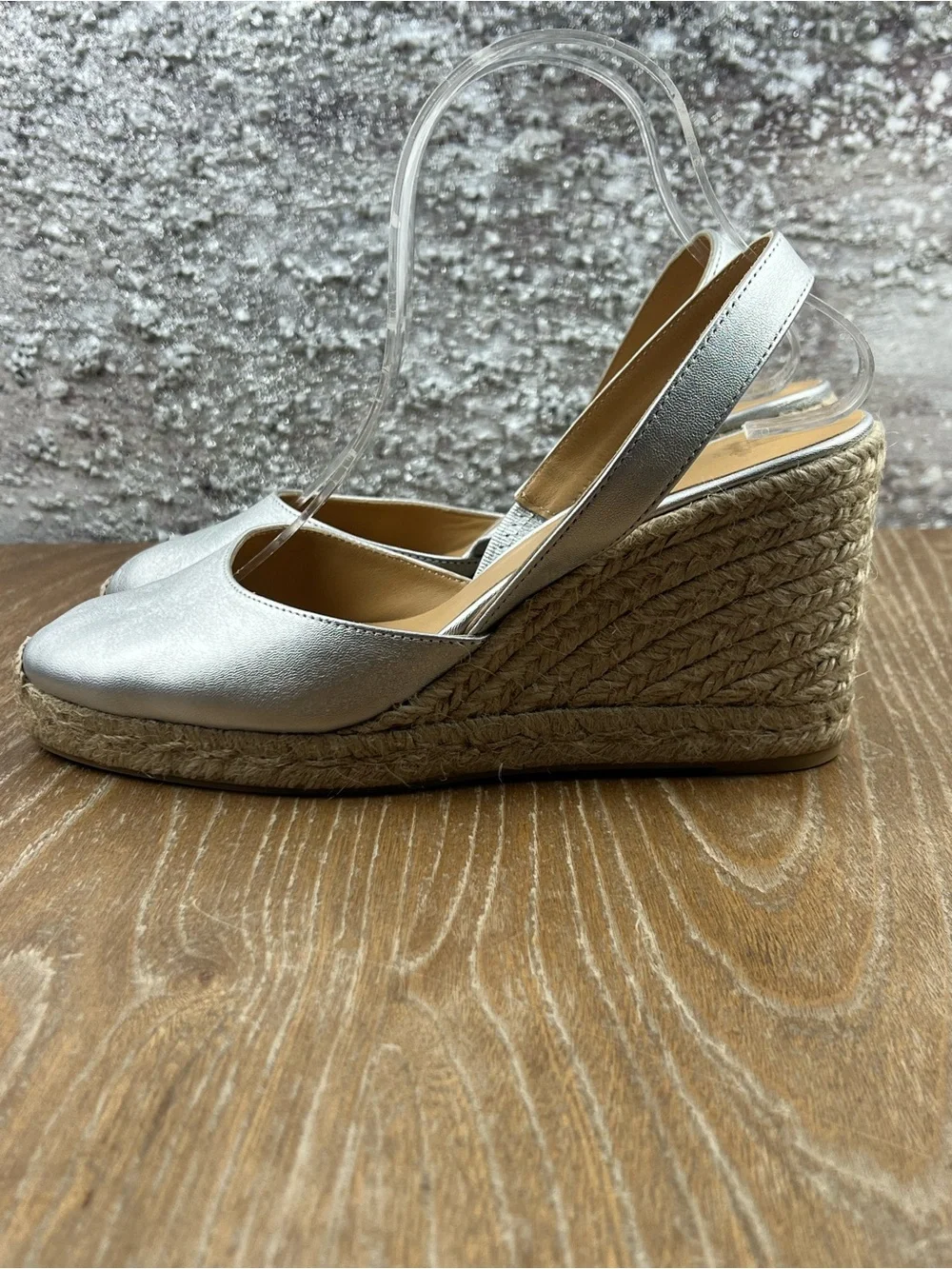 600 CASTAÑER CARISSA espadrlle wedge Espadrille Wedge Slingback Shoes 40